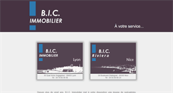 Desktop Screenshot of bic-immo.com